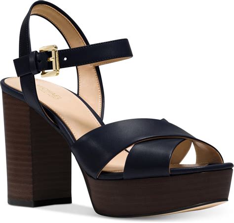 michael kors divia platform sandal|michael kors denim sandals.